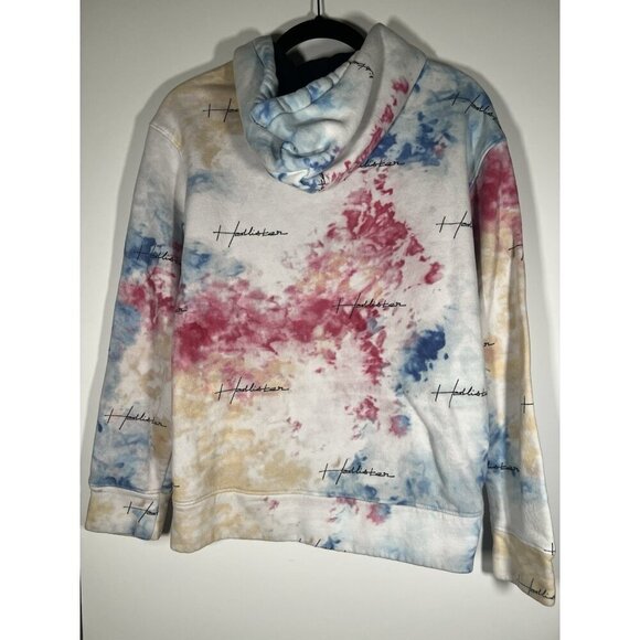 Hollister Must-Have Collection tie-dye logo all-over hoodie sz S skatergraffiti - Picture 2 of 7